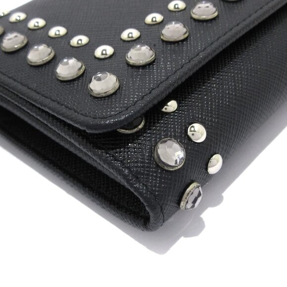 PRADA - Black Saffiano Borch (Leather) Other Style Wallet 529-080325 - Picture 6 of 14